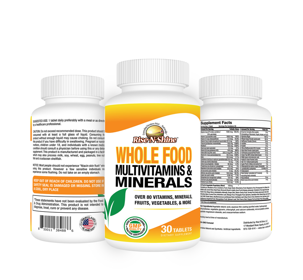 Whole Food Multivitamins and Minerals