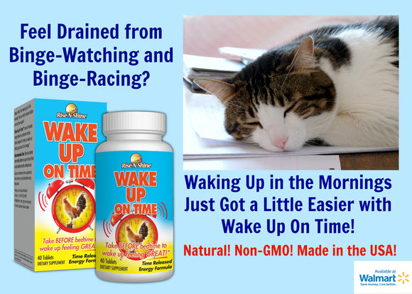 Too Much Binge-Watching? Wake Up On Time Can Help Make Mornings Easier!
