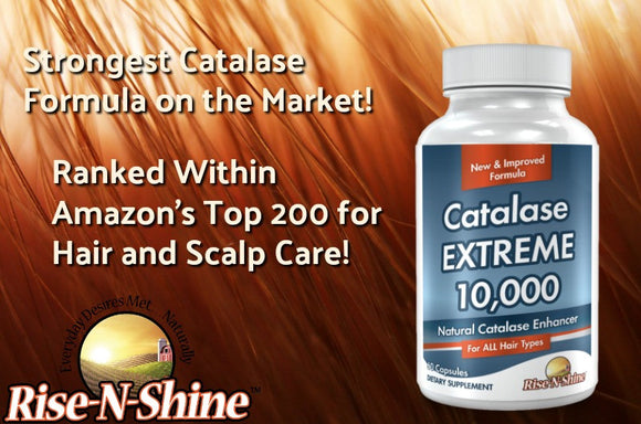 The Strongest Catalase Formula On the Market - Ranked Within Amazon's Top 200 for Hair and Scalp Care!