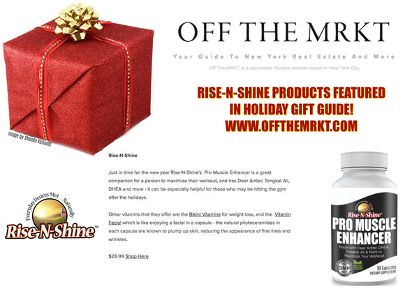 Rise-N-Shine Products Featured in OFF THE MRKT Holiday Gift Guide