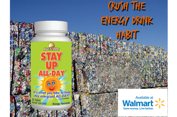 Crush the Energy Drink Habit with All Natural Stay Up All-Day!
