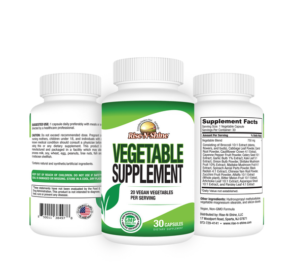 Discover the Power of Rise-N-Shine's Vegetable Supplement for a Healthier You