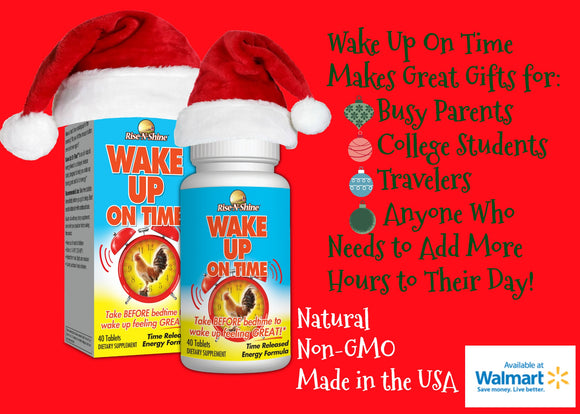 Looking for a Great Gift for the Special People on Your List? Stock their Stockings With Wake Up On Time!