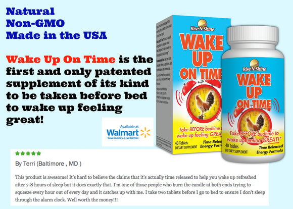 Time-Released Wake Up On Time - Wake Up Feeling Great After a Good Night's Sleep