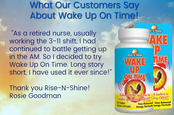 A Retired Nurse's Story About Wake Up On Time...Getting Her Up On Time!