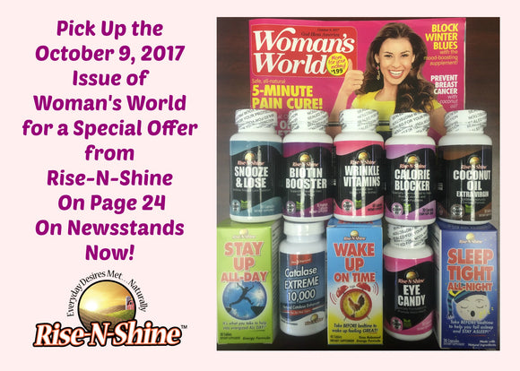 See Rise-N-Shine's Special Offer Featured in October 9, 2017 Woman's World Magazine