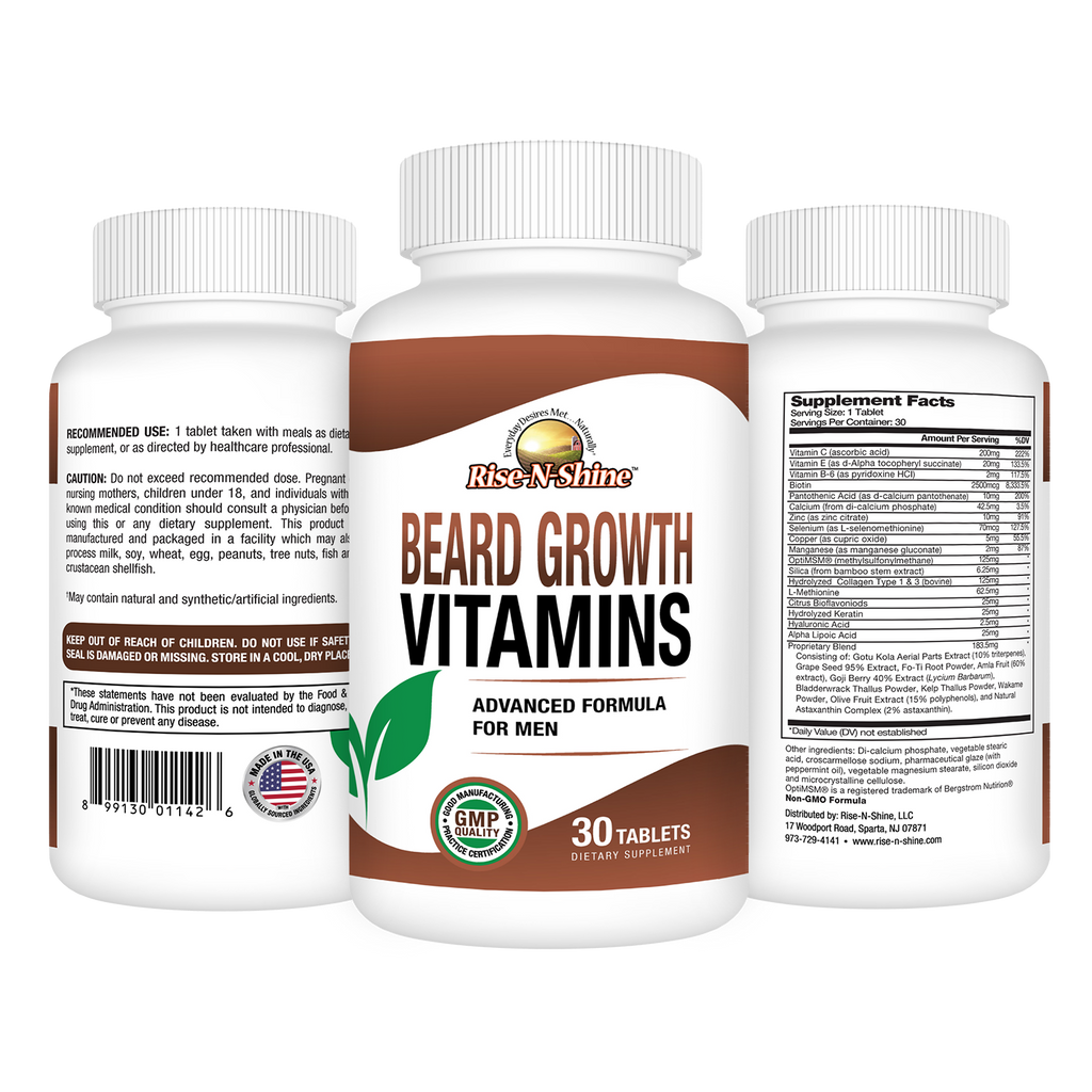 Beard Growth Vitamins