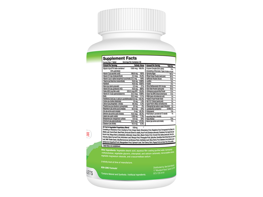 Vegan MultiVitamins by Best Earth Naturals