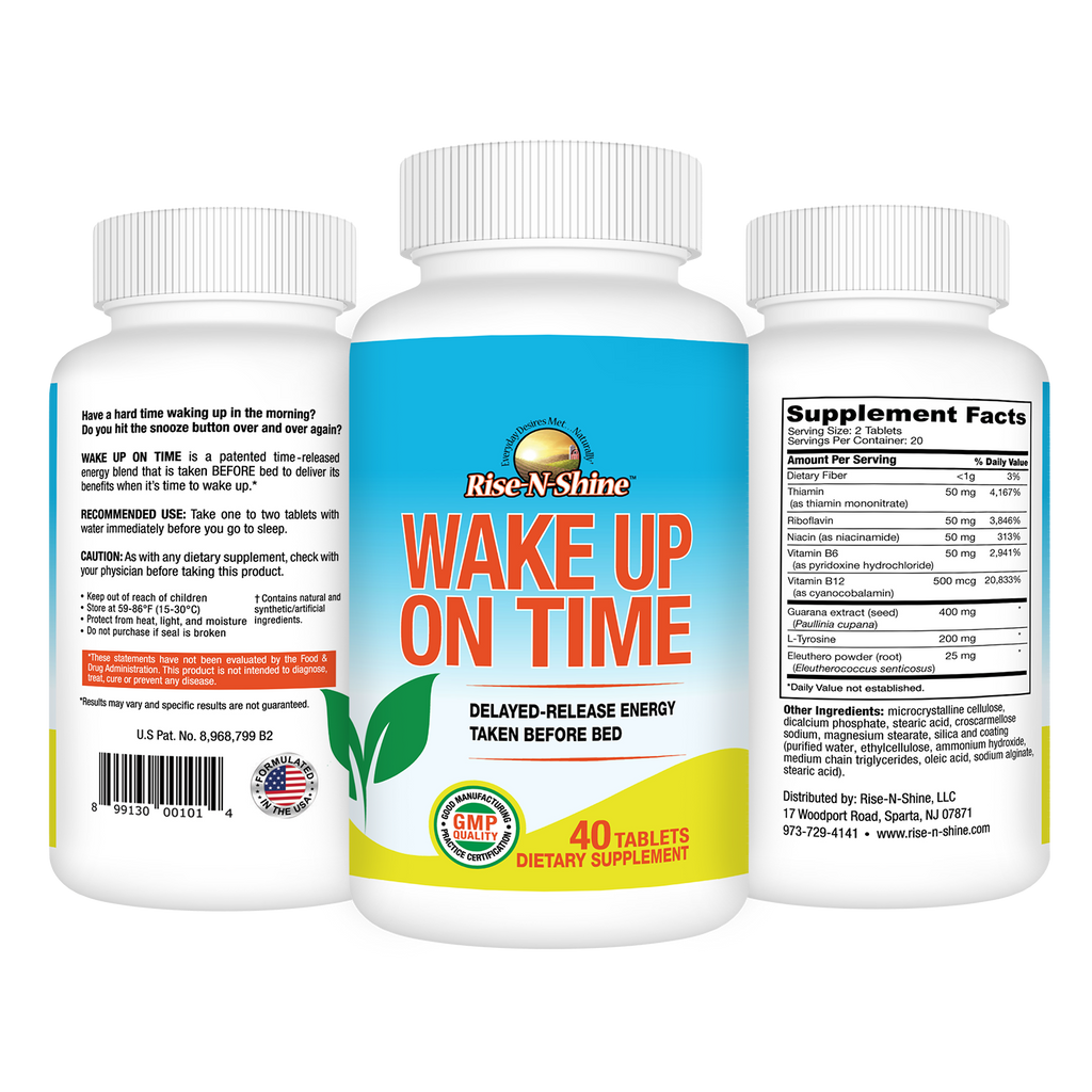 Wake Up On Time Pills NEW