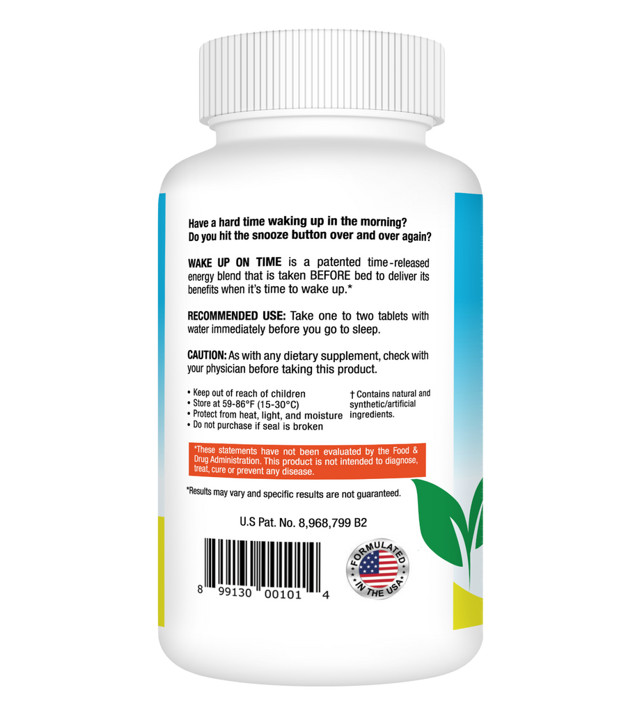 Wake Up On Time Pills NEW