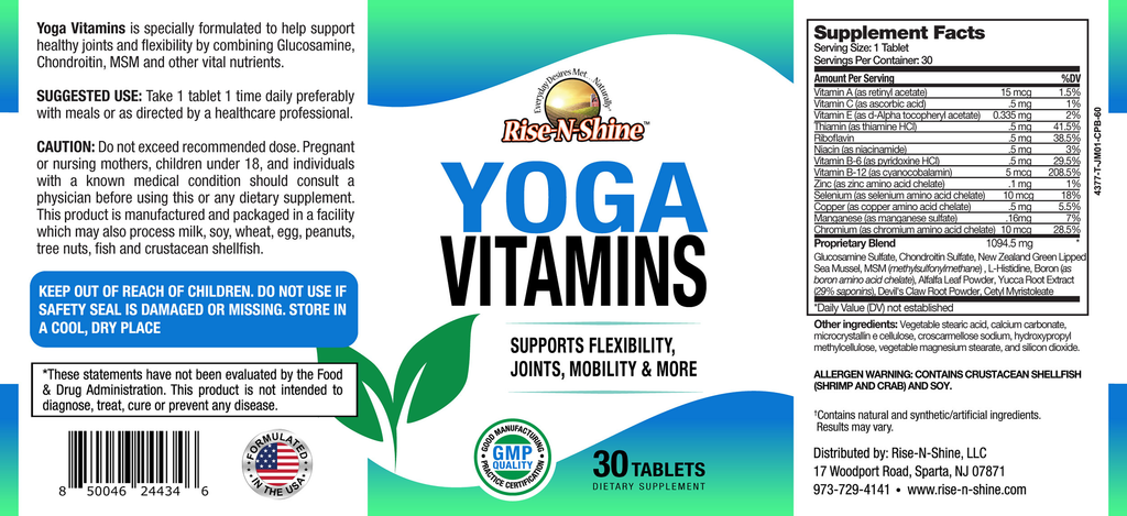 Yoga Vitamins