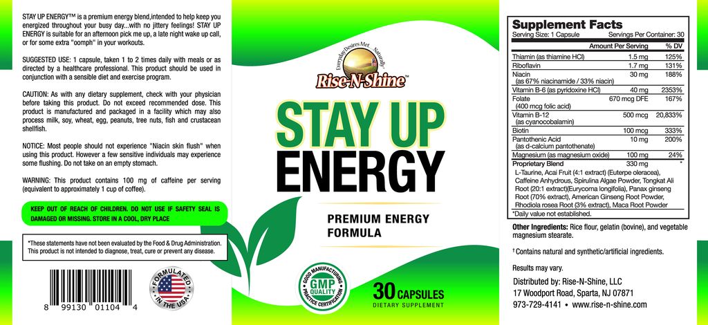 Stay Up Energy