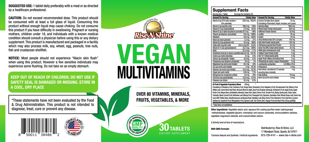 Vegan MultiVitamins